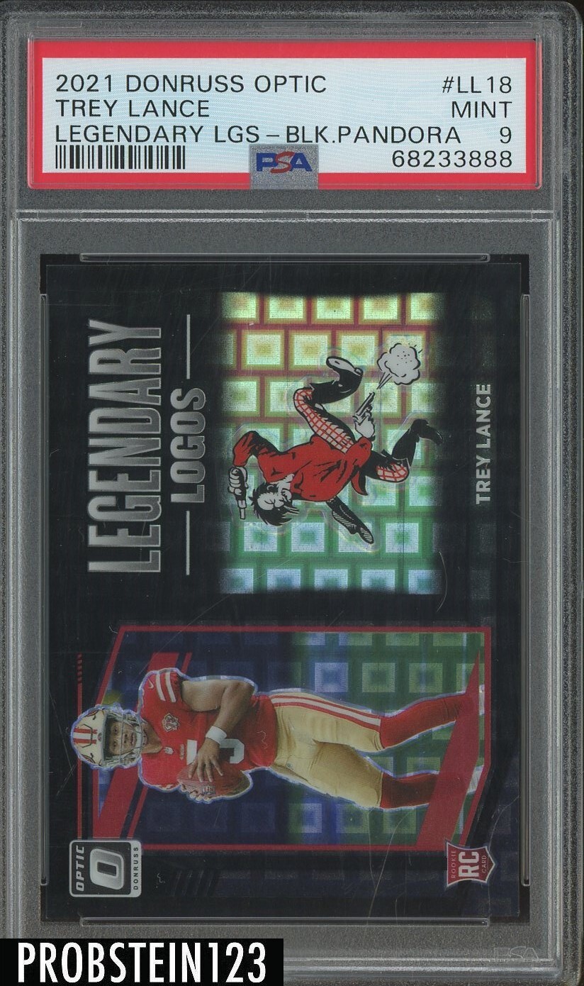 Trey Lance Panini Donruss Optic Legendary Logos #LL18 Black Pandora