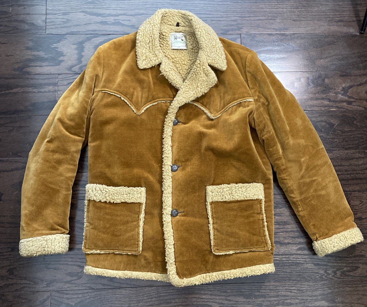 Vintage H Bar C Ranchwear Sherpa Lined Jacket Coat Western Vintage H Bar C Ranchwear Sherpa Lined Jacket Coat Western