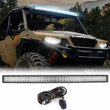 For 2016-2024 Polaris General XP 1000 Roof 42" Curved LED Light Bar Wiring Combo