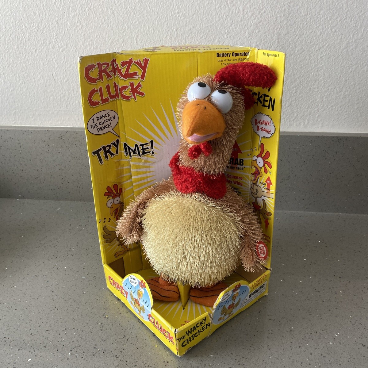 2005 Westminster Crazy Cluck Wacky Chicken Gag Toy for sale online