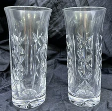 Waterford Crystal Rowena Pattern 2 Iced Tea Lemonade Glasses 10oz 159680 Ireland