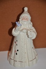 LENOX Seasons Glow Santa Sculpture Figurine Christmas Holiday- cord missing