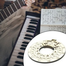 Circle Of Fifths Wooden Chord Wheel Music Melody Tool Musical Educational Tool
