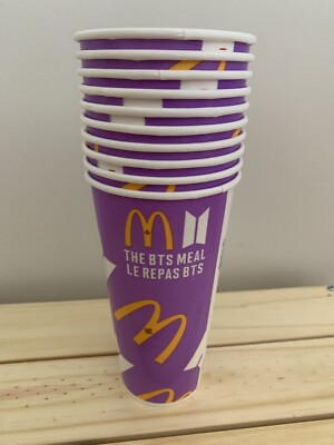 10 Mcdonalds The BTS Meal Cups UNUSED (10 Cups Only) | eBay