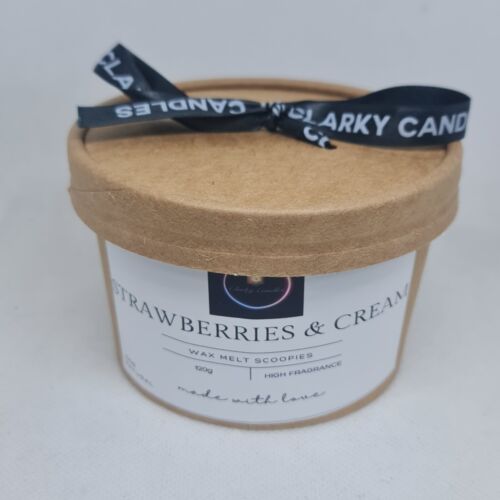 WAX MELT STRAWBERRIES & CREAM SCOOPIES - 120g - Picture 4 of 5