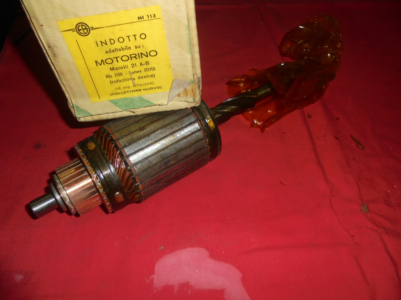 Alfa Romeo 2500 6C Starter Motor Armature Marelli 21 A B / MT 21 / 20A