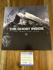 ‘The Ghost Inside’ Band Signed Autograph Vinyl Album ‘Get What You Give’ ACOA