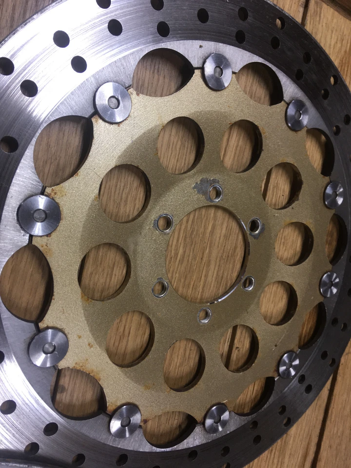 Ducati ST2 ST4 900SS 750SS 748 916 320mm front brake discs Brembo Goldline pair - Image 3 of 4