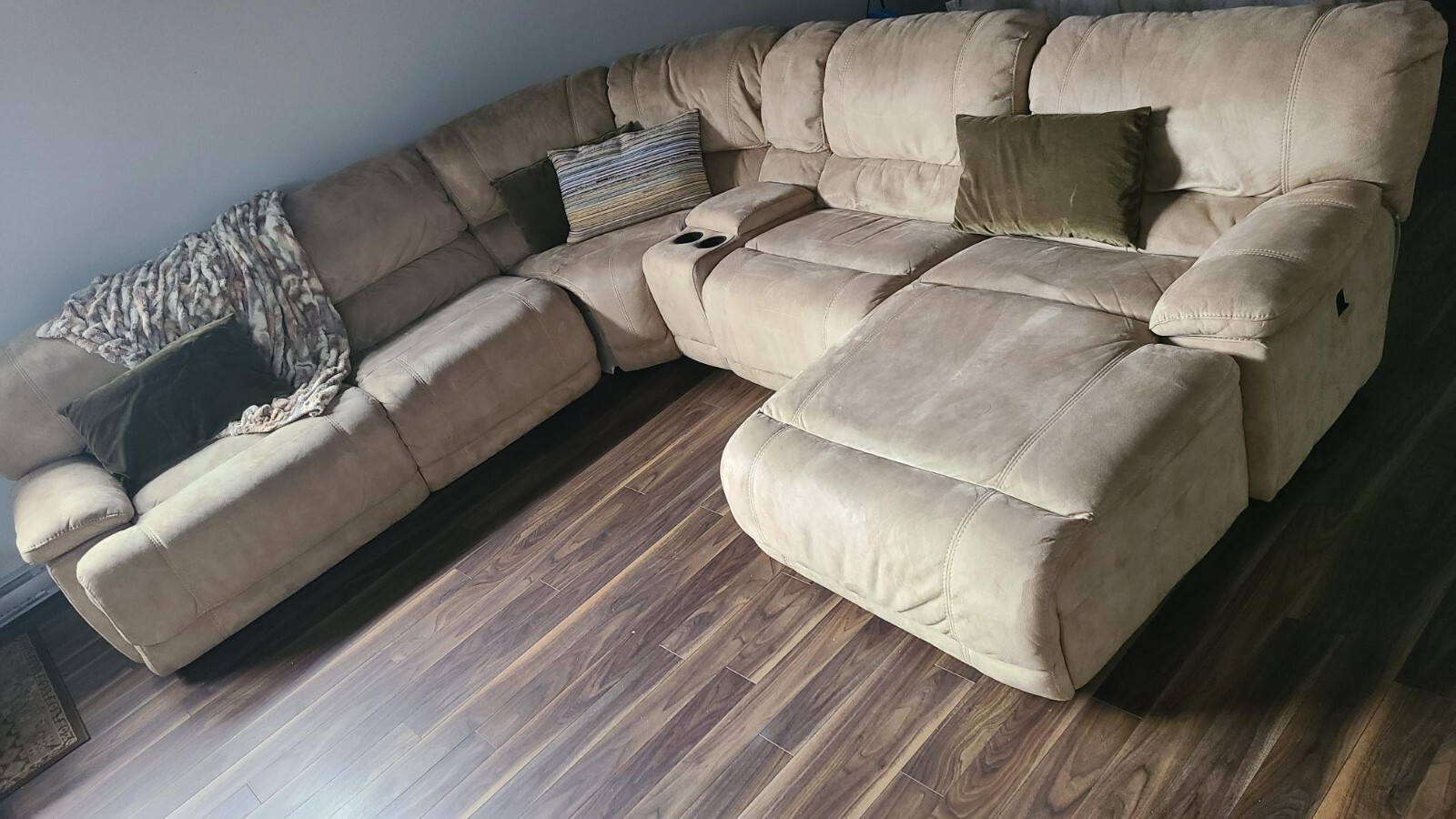 6Piece Reclining Sectional eBay