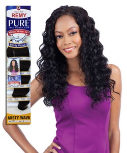 Pure Misty Wave Weave By Milkyway 100 Human Hair Extension 12 18