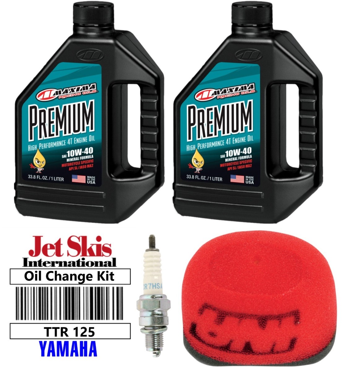 Yamaha TTR125 Oil Change Kit Tune Up Spark Plug TTR 125 L E