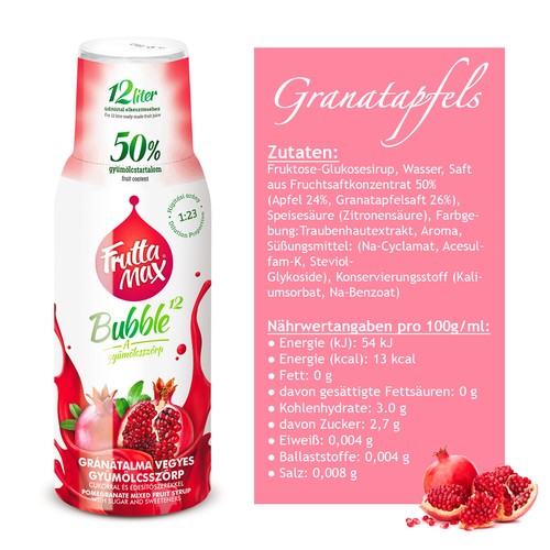 Fruttamax Getränkesirup / Sirup / Softdrink / 50% Fruchtgehalt 500ml - Bild 32 von 59