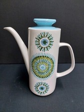 Vintage J&G Meakin Aztec Design Coffee Pot. Circa 1970's