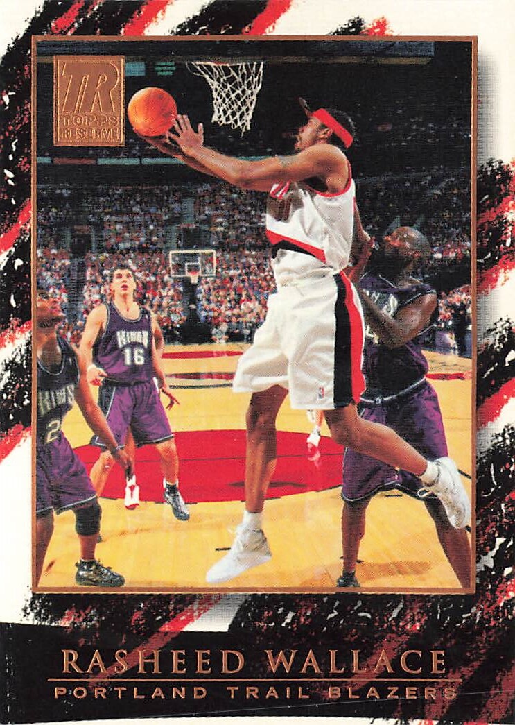 2000 Topps Reserve #23 Rasheed Wallace Portland Trail Blazers