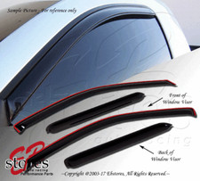 For 2004-2008 Chrysler Pacifica Smoke Window Visor Rain Guard Deflector 4pcs Set For 2004-2008 Chrysler Pacifica Smoke Window Visor Rain Guard Deflector 4pcs Set