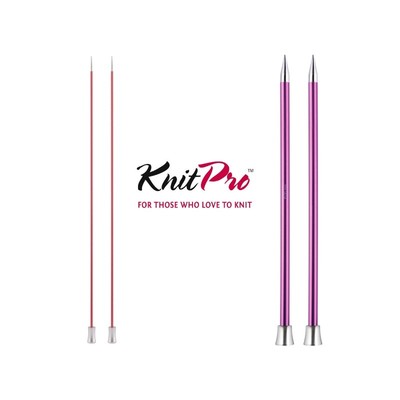KnitPro Zing einseitige spitze Stricknadeln Nadeln 25 cm