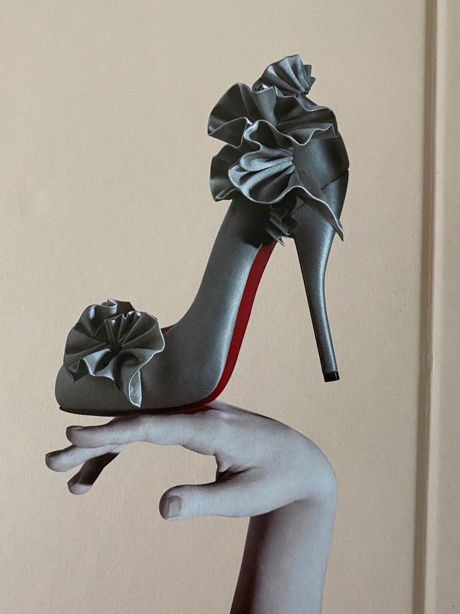 Christian Louboutin 20th Anniversary Sketch Art Shoe Pumps
