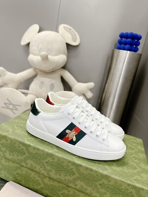 GUCCI ACE men's small bee all fashion shoes classic free shipping