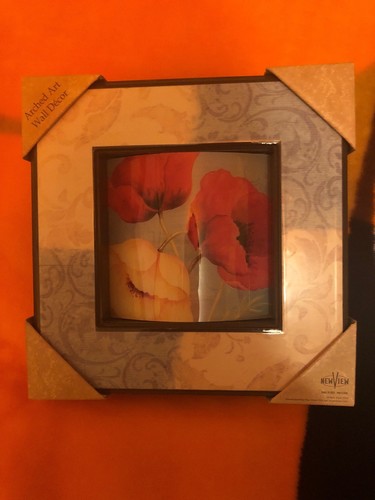 Arched Art Wall Decor Flowers