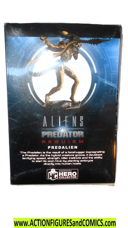 ALIENS vs PREDATOR eaglemoss 2017 PREDALIEN avp movie hero collection hybrid moc - Image 4 of 4