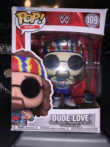 FUNKO POP! WWE: Dude Love Vinyl Figure #109 Box Damage