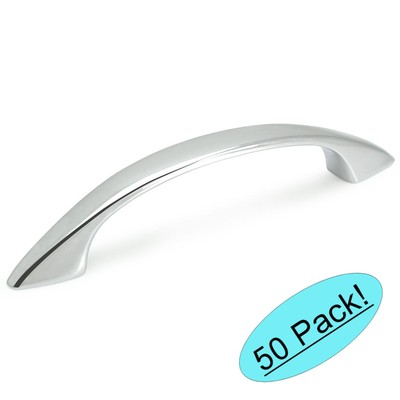 *50 Pack* Cosmas Cabinet Hardware Polished Chrome Handle Pulls - #1387CH