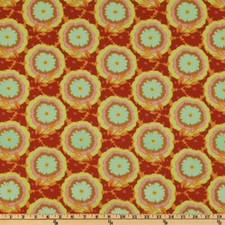 Amy Butler Soul Blossoms Buttercups Fabric in Honeydew AB62 100 Cotton