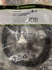 NEW SEALED Ortronics Cat6 9ft Black RJ 45 Cables Lot of 89 
