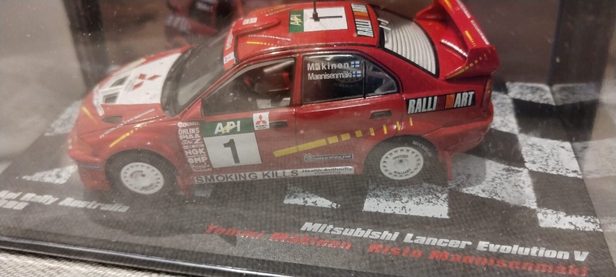 MITSUBISHI LANCER EVOLUTION V (1998), RALLY, ALTAYA 1:43 DIECAST