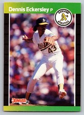 DENNIS ECKERSLEY HOF (1975-1998) MLB Red Sox &amp; A's - Choose Your Card!!