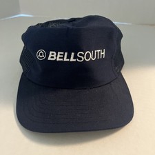 Vintage Bellsouth Adjustable Snapback Cap Hat Uniform Blue Made In The USA