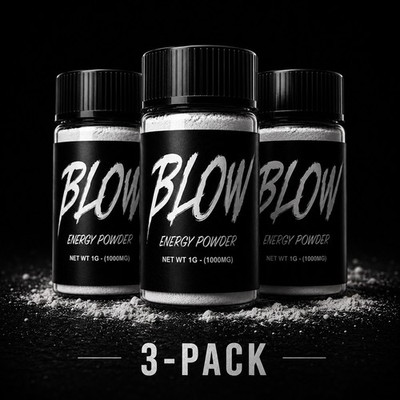 #ad Blow Energy Powder 400MG Caffeine Instant Energy Pre Workout 3 Pack $39.99