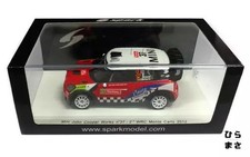 Diecast 1/43 Mini John Cooper Works 2nd WRC Monte Carlo 2012 PIAA No 37 Red