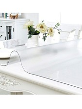 18 X 24 Inch Frosted Desk Cover Protector 1.5mm Thick Plastic Frosted .set Of 2