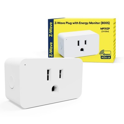 Minoston Zwave Plug, 800 Series with Energy Monitoring, Power Meter Z-Wave Ou...