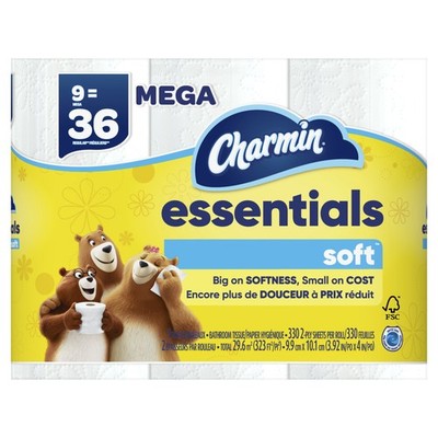 Procter & Gamble 04536_40 Soft Bathroom Tissue 2-Ply White 330 Sheets/Roll