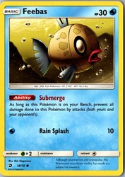 Feebas 28/70 Dragon Majesty Common