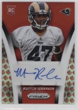 2014 Panini Prizm Rookie NFL Logo 18/50 Marcus Roberson #AR-MR Auto Shield 4g6