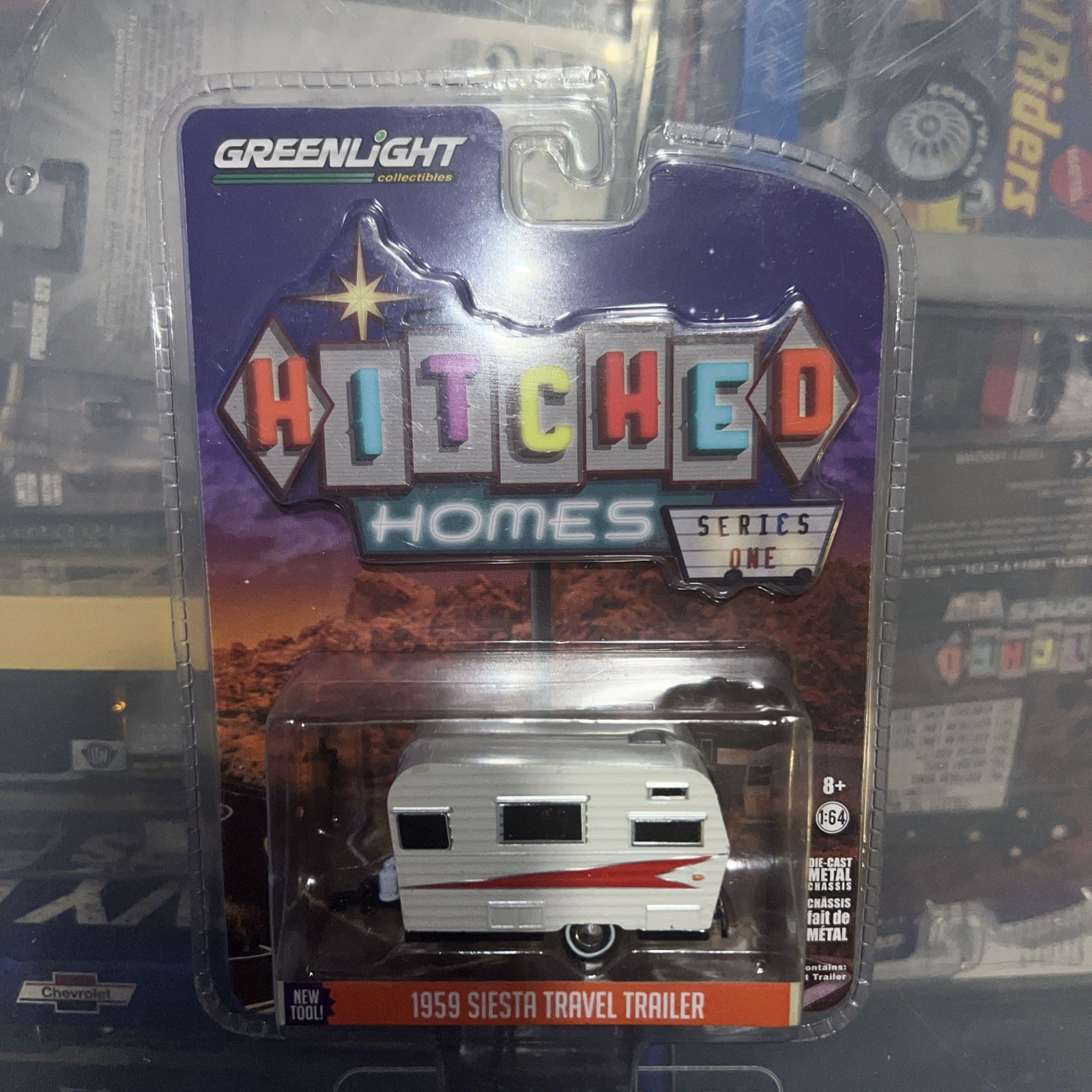 Greenlight Hitched Homes Series One 1959 Siesta Travel Trailer