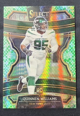 2019 Select Quinnen Williams Dragon Scale Concourse Rookie Jets Cowboys 68/88