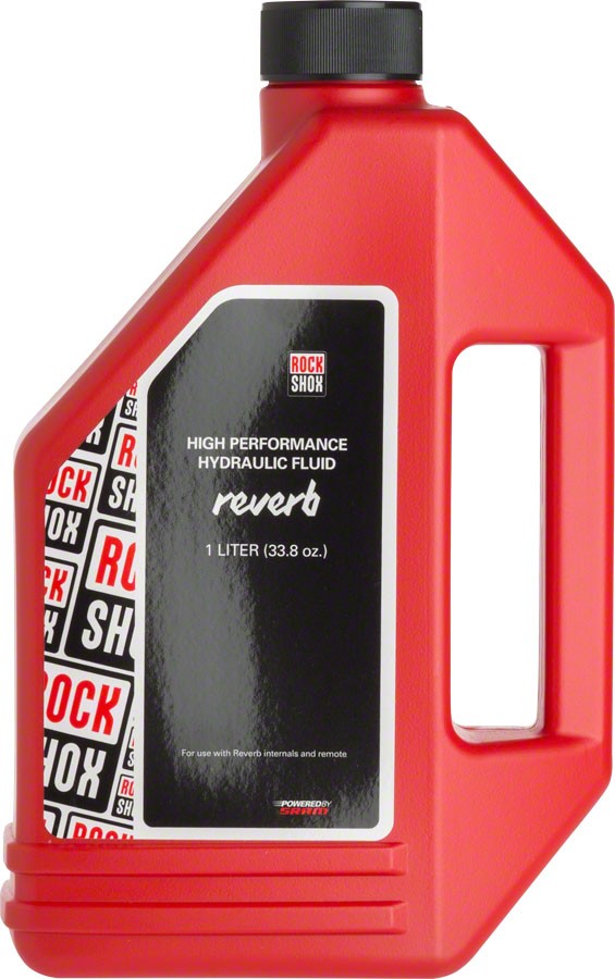 RockShox Reverb Hydraulic Fluid 1L - Sealent-Friendly Seatpost Oil for Smooth