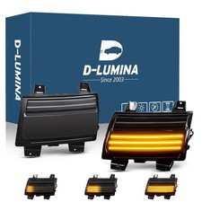 Led Turn Signal Lights For Jeep Wrangler Jl 18-23 Gladiator Jt Sequential Amber