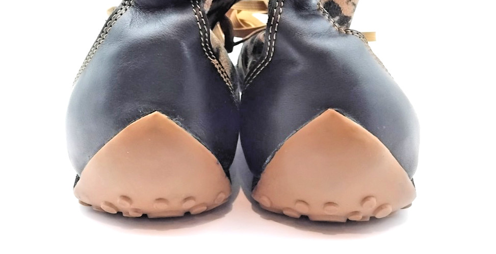 NWOT Roberto Cavalli Rare Leopard-Print Haircalf Lace-Up Ankle Boots Wrap Laces image 6