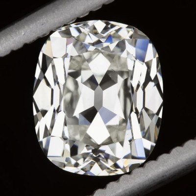 2.22ct OLD MINE CUT DIAMOND GIA CERTIFIED K SI1 ELONGATED CUSHION BRILLIANT