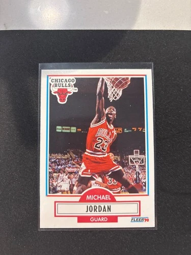 1990 Michael Jordan Fleer #26 Raw