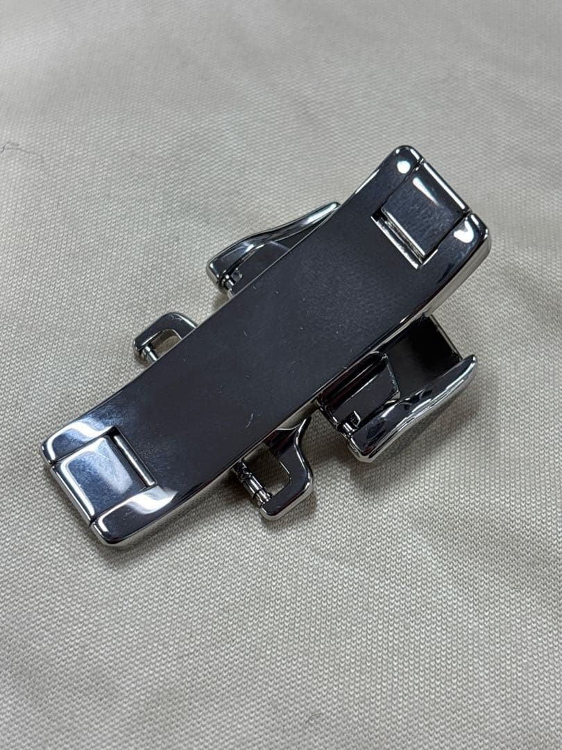 Zenith 18mm Stainless Steel Watch Buckle Silver Genuine, Used, Good Condition image 2