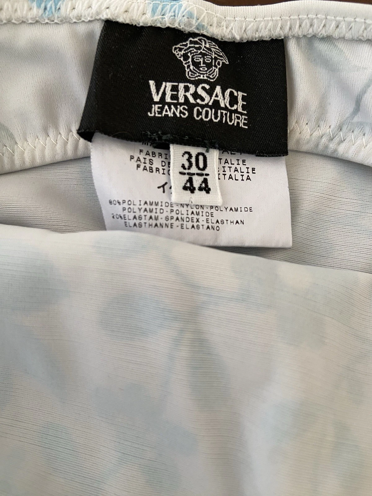 Versace Jeans Couture prendisole donna Made in Italy fantasia floreale taglia 30 44