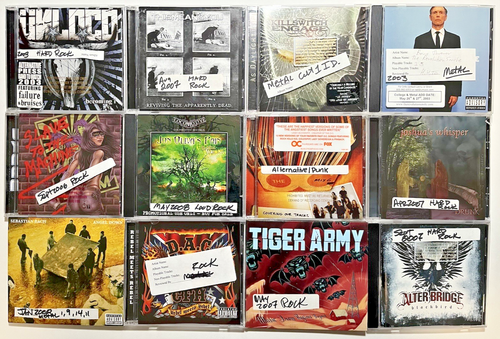 12 Promo CD'S * HARD ROCK Lot #10 * Punk Metal