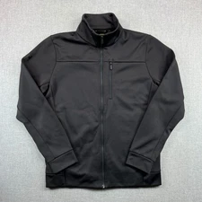 Helly Hansen Crew Fleece Softshell Jacket Men L Black Full Zip Performance Tech