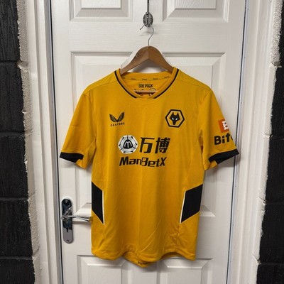 Castore Wolves Fußball Trikot Größe M | Wolverhampton Wanderers Top WWFC Set